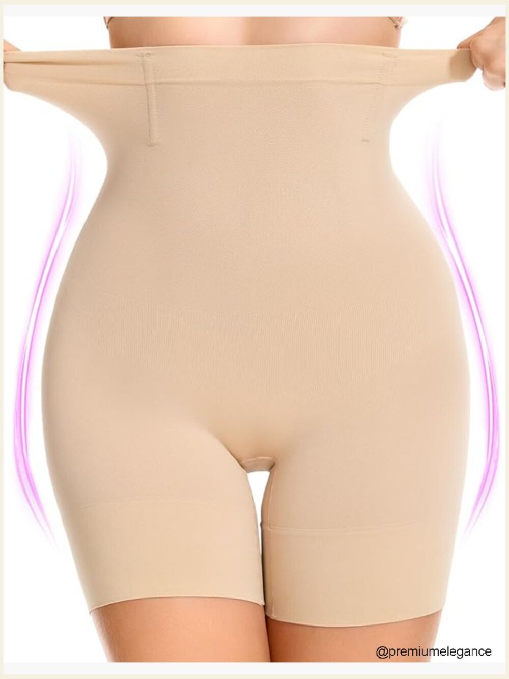 High Waisted Tummy Control Shapewear Shorts 5-in-1 Body Shaper Boyshort for